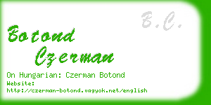 botond czerman business card